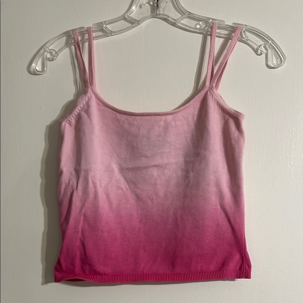 Laundry By Shelli Segal Pink Sleeveless Fitted Camisole